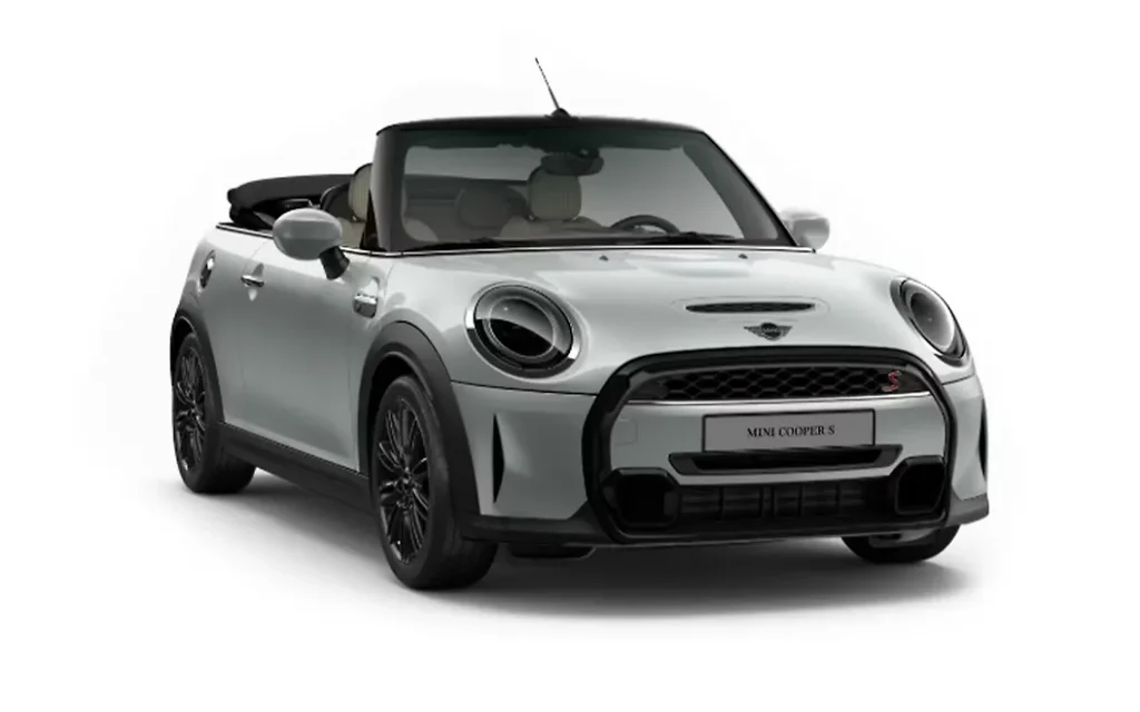 mini cooper convertible front right view